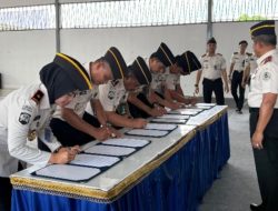 Komitmen Berantas Narkoba dan Pungli, Lapas Narkotika Bandar Lampung Tuan Rumah Apel Ikrar Bersih HALINAR