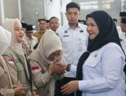 Pemkot Bandar Lampung Resmi Lepas Ratusan Jamaah Calon Haji Di Masjid Agung Al-Furqon