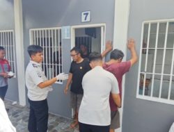 Razia Rutin Blok Hunian, Rutan Kelas I Bandar Lampung Pastikan Keamanan Tetap Kondusif
