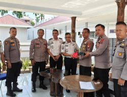 Silaturahmi Satbinmas Polres Tebo, Lapas Muara Tebo Terima Bantuan Peralatan Keamanan