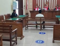 Mantan kades Mada jaya way khilau PesawaranDi  Hukuman pidana   5 tahun Penjara