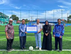 BRI Kanca Bengkulu Bangun Lapangan Mini Soccer untuk Yayasan Al-Fida Bengkulu Melalui CSR