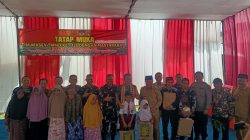 Kasrem 043/Gatam Sambut Tim Wasev Pusterad Tinjau Lokasi TMMD ke-128 Pekon Kalimiring