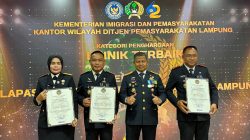 Lapas Narkotika Bandar Lampung Catatkan Empat Prestasi Membanggakan