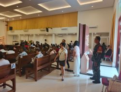 Pengamanan Ketat di Gereja Kristus Peringati Kenaikan Yesus Kristus