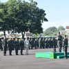 Danrem 043/Gatam Pimpin Upacara Bulanan, Sampaikan Amanat KASAD