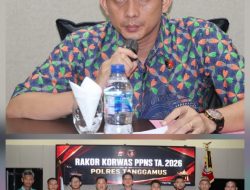 Rakor Korwas PPNS 2026, Polres Tanggamus Perkuat Sinergitas Penyidik Polri dan PPNS