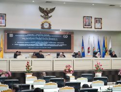 Kasrem 043/Gatam Hadiri Rapurna DPRD Provinsi Lampung