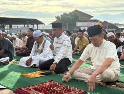 Ratusan Warga Binaan Lapas Narkotika Bandar Lampung Laksanakan Sholat Hari Raya Idul Adha dan Sembelih 10 Hewan Kurban