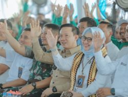 Sekdaprov Marindo Kurniawan Dampingi Menko Pangan Zulkifli Hasan dan Menteri Perdagangan Budi Santoso dalam Acara Rembuk Tani, Lampung Selatan
