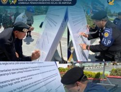 LAPAS AMPANA BERSINAR, TES URINE PEGAWAI DAN WBP PERKUAT KOMITMEN ZERO NARKOBA