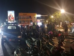 10 personel Satuan Kewilayahan Bandar Lampung Turun Langsung dalam Patroli Malam