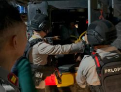 Brimob Lampung Lakukan Evakuasi Tersangka Kasus Pencurian