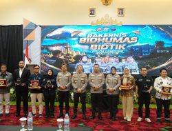 Kapolda dan Wakapolda Lampung Hadiri Rakernis Gabungan Bid Humas dan Bid TIK