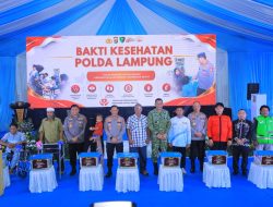 Polda Lampung Gelar Bakti Kesehatan untuk 7.600 Warga dan Luncurkan Layanan Modern