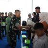 Danrem 043/Gatam Dampingi Kunker Pangdam XXI/RI di Tulang Bawang