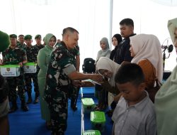 Danrem 043/Gatam Dampingi Kunker Pangdam XXI/RI di Tulang Bawang