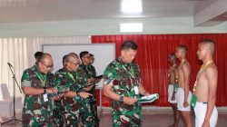 Pangdam XXI/RI Memimpin Sidang Pemilihan Penerimaan CABA PK TNI AD Gel. II TA. 2026 TK Subpanpus Kodam XXI/RI