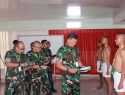 Pangdam XXI/RI Memimpin Sidang Pemilihan Penerimaan CABA PK TNI AD Gel. II TA. 2026 TK Subpanpus Kodam XXI/RI