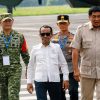 Pangdam XXI/RI dan Forkopimda Sambut Kedatangan Presiden RI di Provinsi Lampung