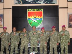 Pangdam XXI/Radin Inten Terima Kunjungan Danbrigif 4 Marinir/BS