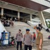 Brimob Lampung Amankan Aksi Unjuk Rasa Aliansi Lampung Tarik Mandat