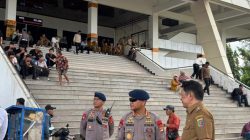 Brimob Lampung Amankan Aksi Unjuk Rasa Aliansi Lampung Tarik Mandat