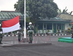 Upacara Bulanan Kasilog Kasrem 043/Gatam Bacakan Amanat Pamgdam XXI/RI
