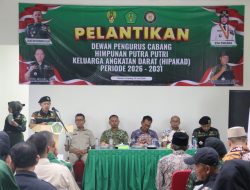 Pelantikan Dewan Pengurus Cabang Himpunan Putra Putri Keluarga Angkatan Dara