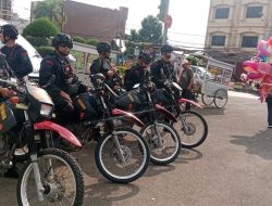 Personel Komposit Gegana Lampung Gelar Patroli Ciptakan Keamanan di Sejumlah Titik Vital Bandar Lampung