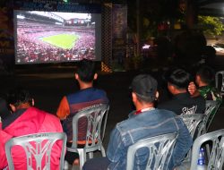 Kodim 0410/KBL Gelar Kegiatan Nonton Bareng Piala Dunia