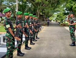 Pangdam XXI/RI Cek Personel dan Pangkalan Kipan C Yonif 144/JY