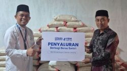 Ponpes Al Huda Lamtim Terima Beras dari YBM BRILiaN