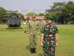 Sidak Kesiapan Prajurit di Kotabumi, Ini yang Ditekankan Pangdam XXI/RI