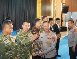 Danrem 043/Gatam Hadiri Syukuran HUT Bhayangkara ke-80 Polda Lampung