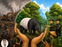 Air Mata Tapir di Tepi Hutan yang Menyusut
