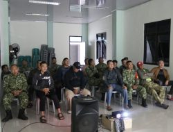 Suasana Nonton Bareng Kodim 0410/KBL