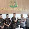 Kapolda Lampung Silaturahmi ke Kejaksaan Tinggi