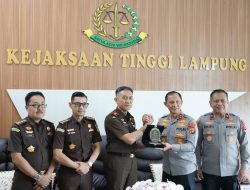 Kapolda Lampung Silaturahmi ke Kejaksaan Tinggi