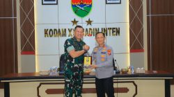 Kapolda Lampung Sambangi Pangdam XXI/Radin Inten