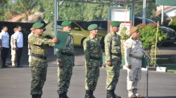 Kasrem 043/Gatam Pimpin Upacara Bulanan, Sampaikan Empat Amanat Penting Kasad