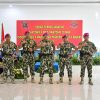 Danbrigif 4 Mar/BS Pimpin Sertijab Empat Jabatan Strategis di Lingkungan Brigif 4 Mar/BS
