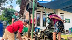 Gencarkan Pembangunan di Kemiling, Dansatagas TMMD KODIM 0410/KBL Tinjau Progres RTLH dan Sumur Bor