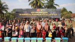 Danrem 043/Gatam Hadiri Penutupan TMMD ke-129 Kodim 0412/LU