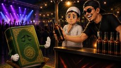 Ayat Suci Bukan Alat Promosi Miras