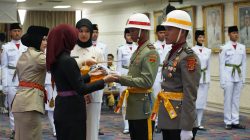 Kasrem 043/Gatam Hadiri Pengukuhan Paskibraka Provinsi Lampung 2026