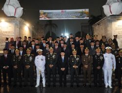 Danrem 043/Gatam Hadiri Apel Kehormatan dan Renungan Suci HUT ke-81 Kemerdekaan RI
