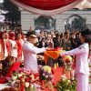 Danrem 043/Gatam Hadiri Upacara HUT Ke-81 RI Tingkat Provinsi Lampung