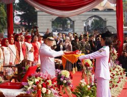 Danrem 043/Gatam Hadiri Upacara HUT Ke-81 RI Tingkat Provinsi Lampung