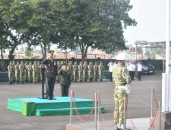Korem 043/Gatam Khidmat Upacara HUT Ke-81 RI, Teguhkan Semangat “Indonesia Berdaulat, Adil, dan Makmur”
